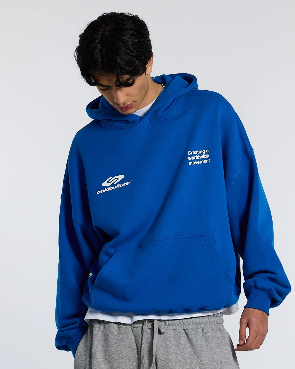 DEFENSE HOODIE ELECTRIC BLUE - Image 4