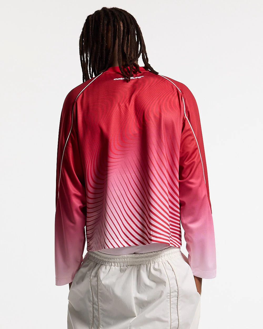 DIFFUSION LONGSLEEVE RED & WHITE - Image 4