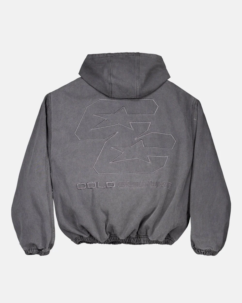 DOUBLE C STARS ZIP JACKET HEAVY GREY DENIM - Image 2