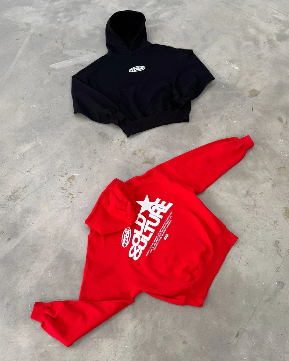 DOWN TO LUCK HOODIE BLACK AND WHITE - Image 7