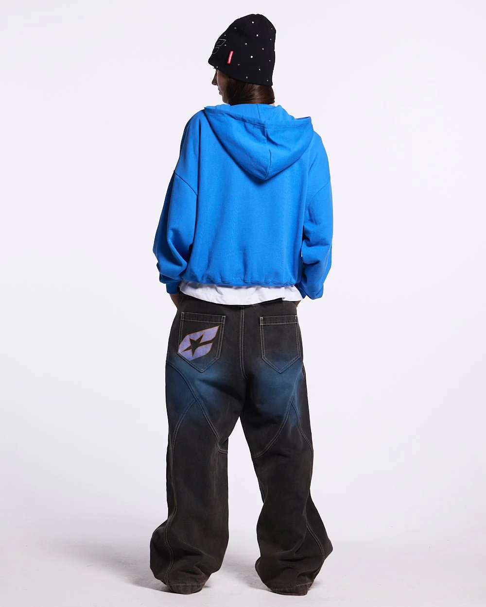 DRIVEN ZIP HOODIE BLUE - Image 6
