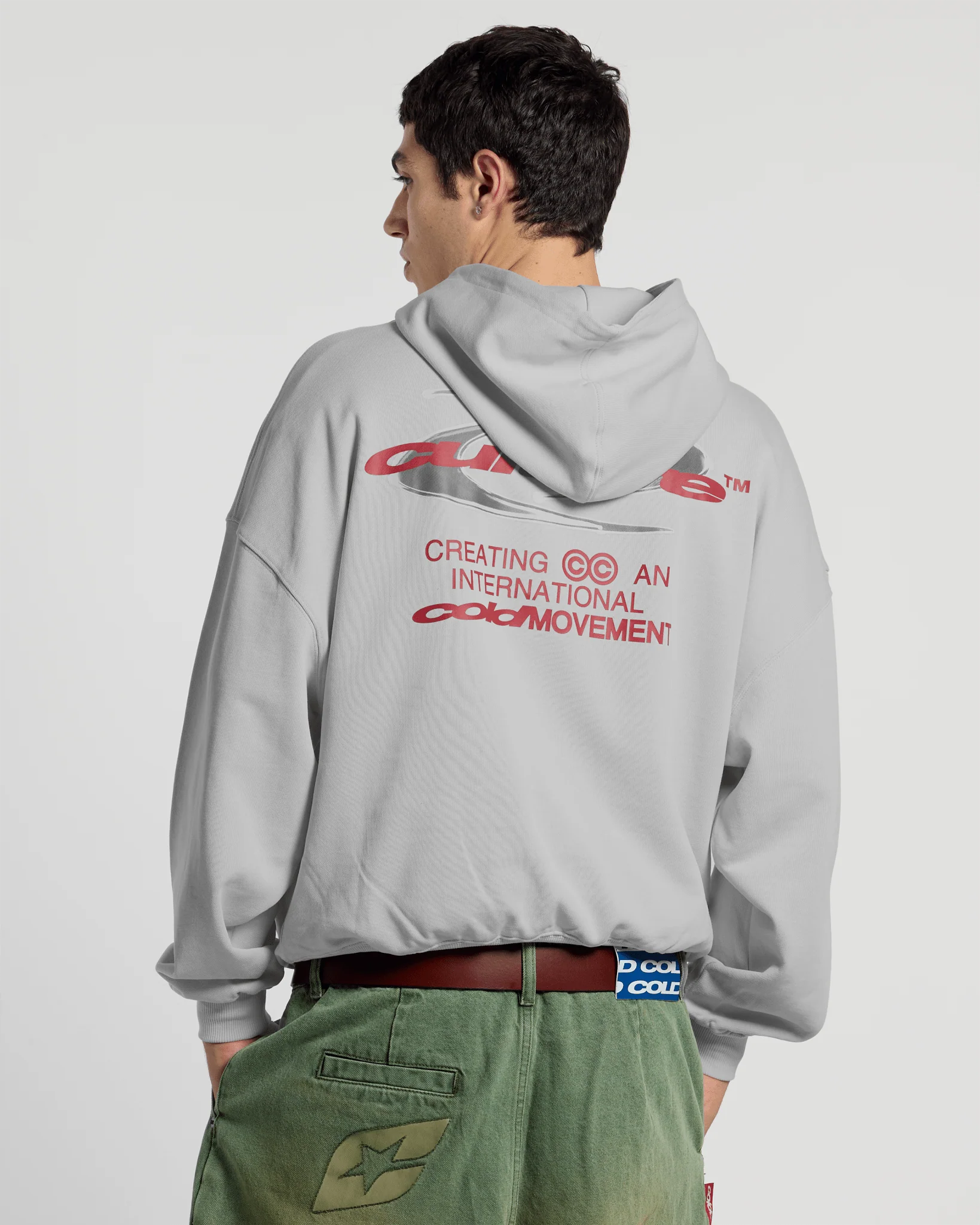 DYNAMIC HOODIE LIGHT GREY - Image 2