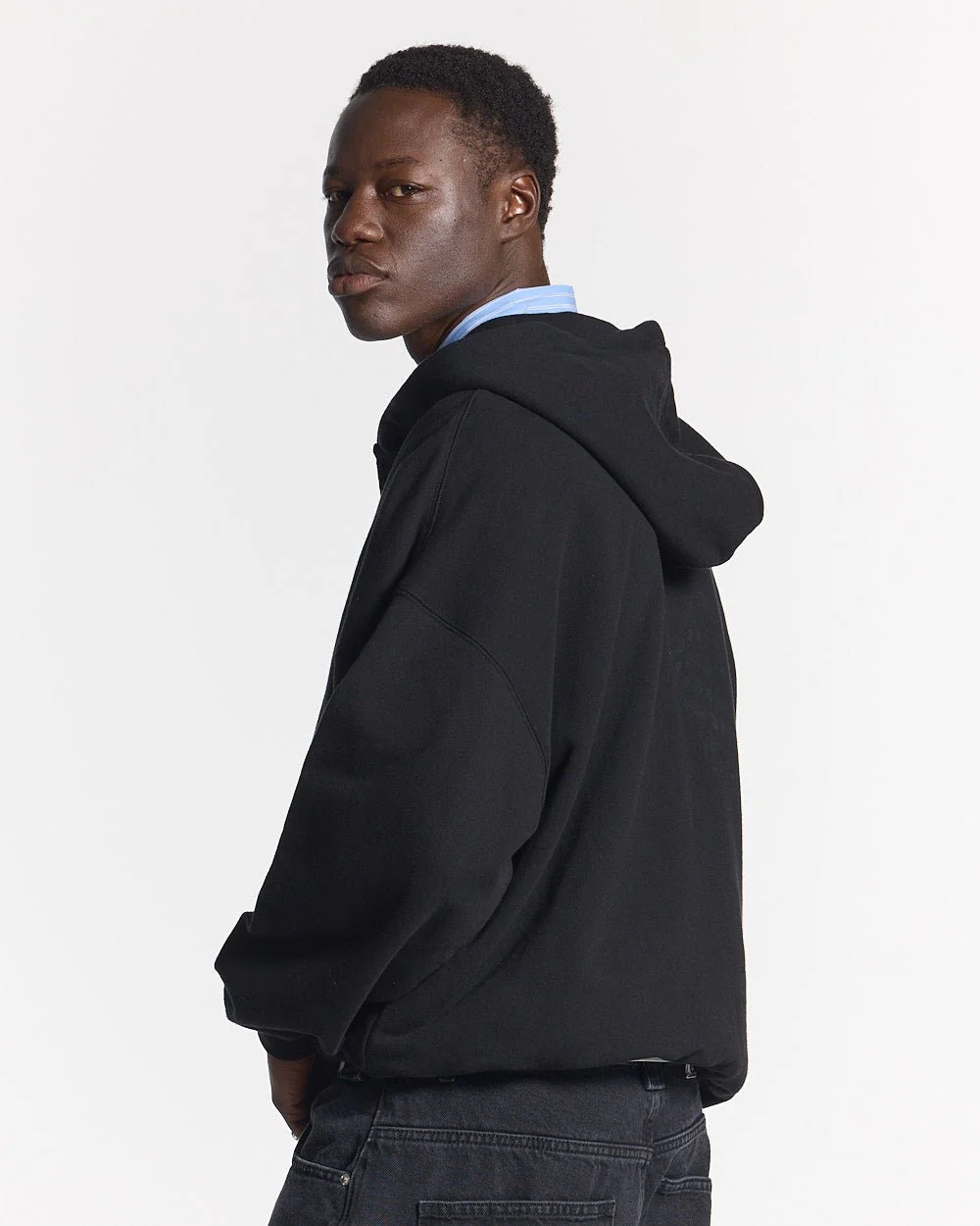 ENTERPRISE ZIP HOODIE BLACK - Image 4