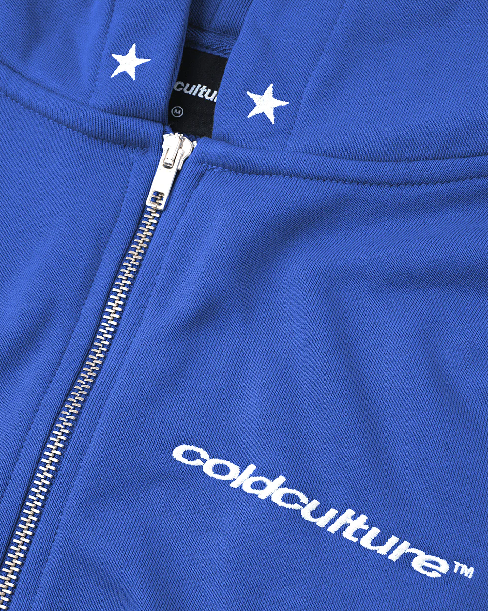 ESSENTIAL ZIP HOODIE ELECTRIC BLUE - Image 3