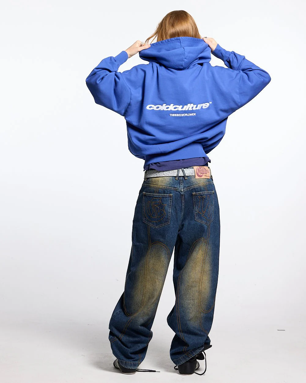 ESSENTIAL ZIP HOODIE ELECTRIC BLUE - Image 6