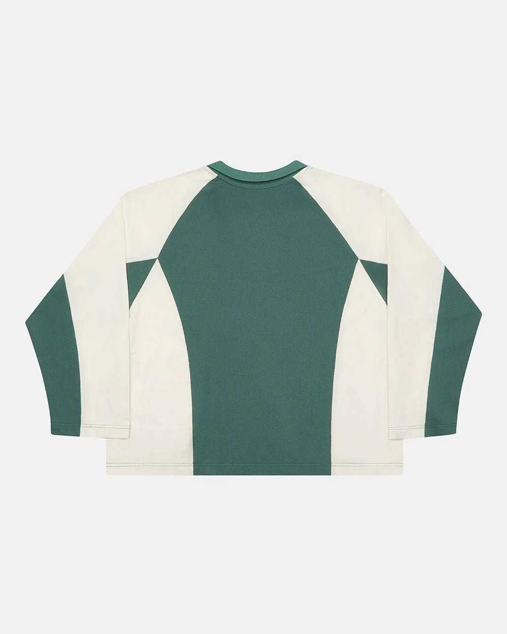 EXTREME POLO LONGSLEEVE GREEN AND BEIGE - Image 2