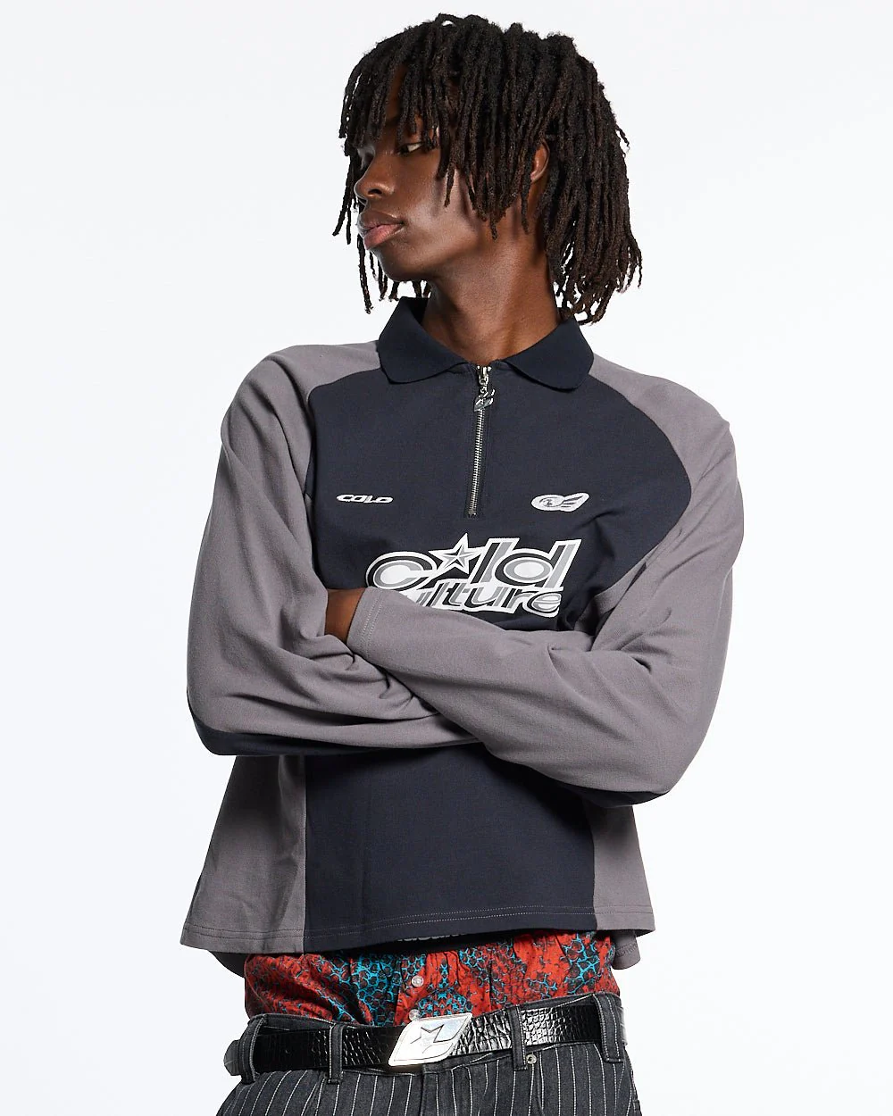 EXTREME POLO LONGSLEEVE GREY - Image 3