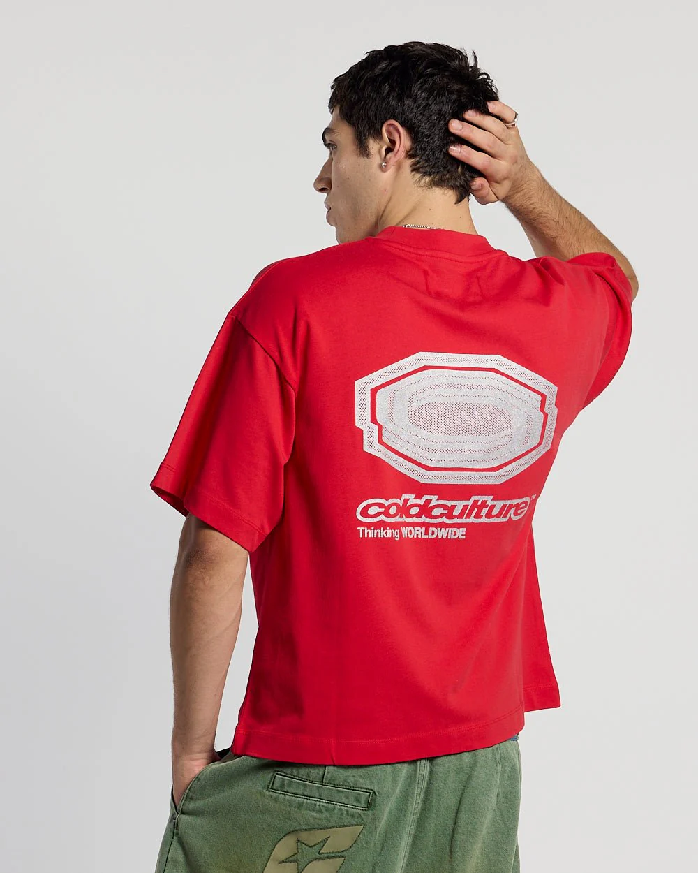 GLITTER TEE RED - Image 3