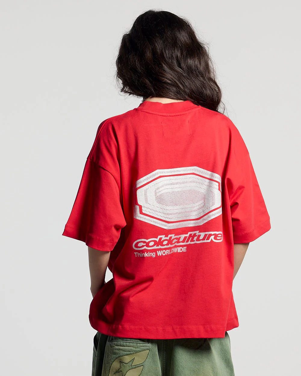 GLITTER TEE RED - Image 5