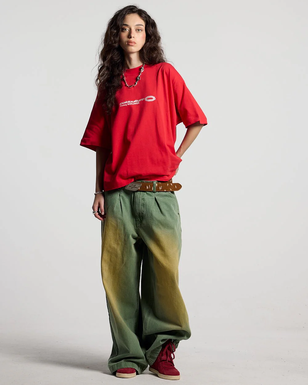 GLITTER TEE RED - Image 6
