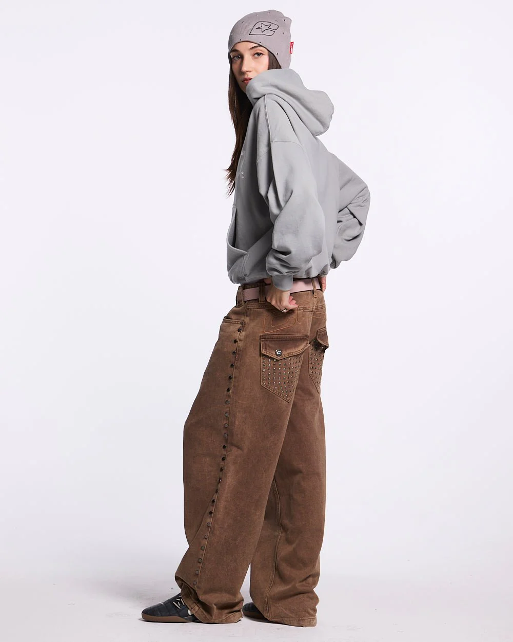 GRAFFITI HOODIE GREY - Image 6