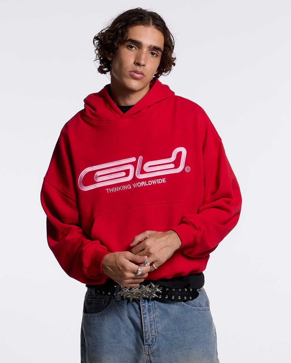 GRAFFITI HOODIE RED - Image 2