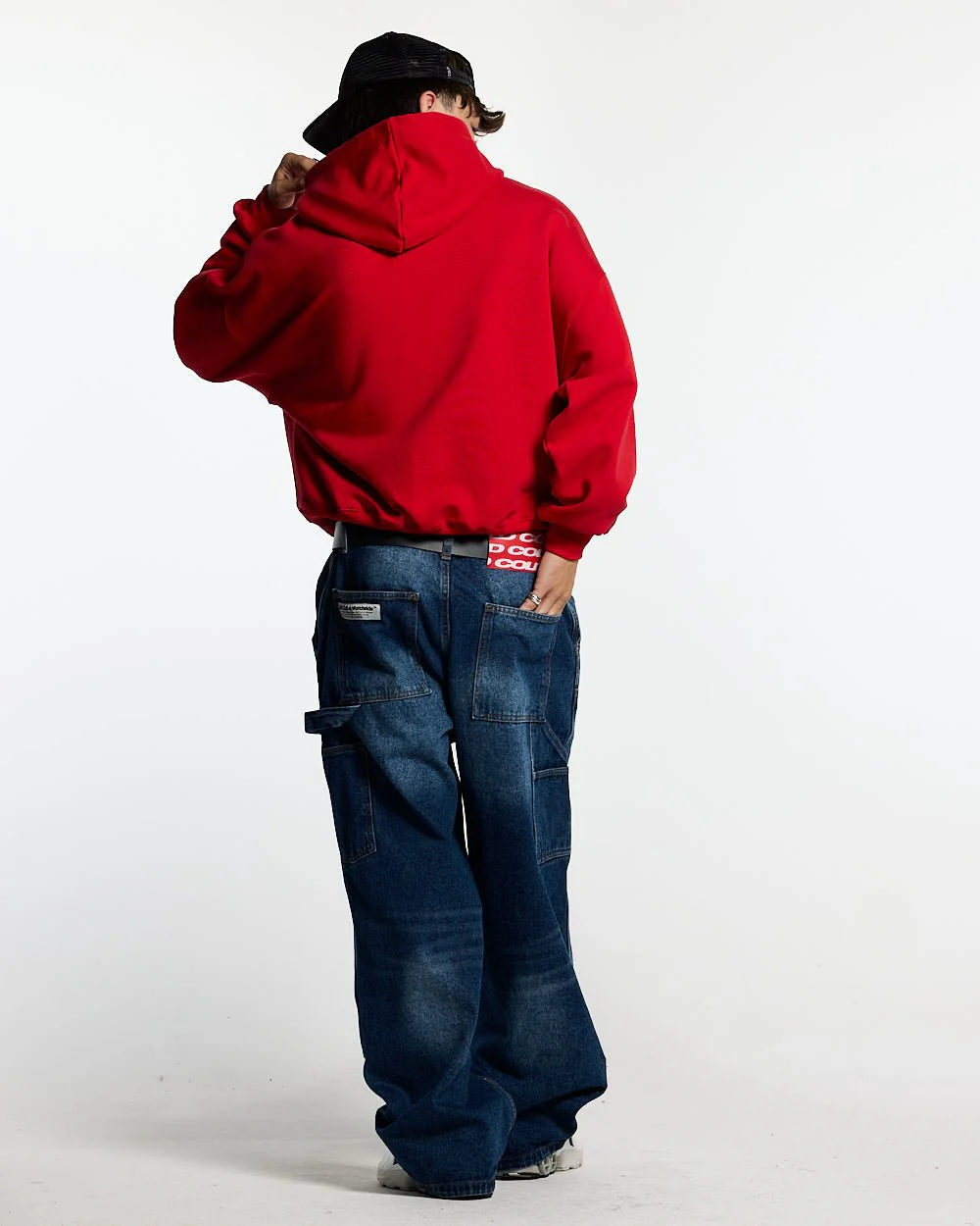 HARPER HOODIE OFF RED - Image 4