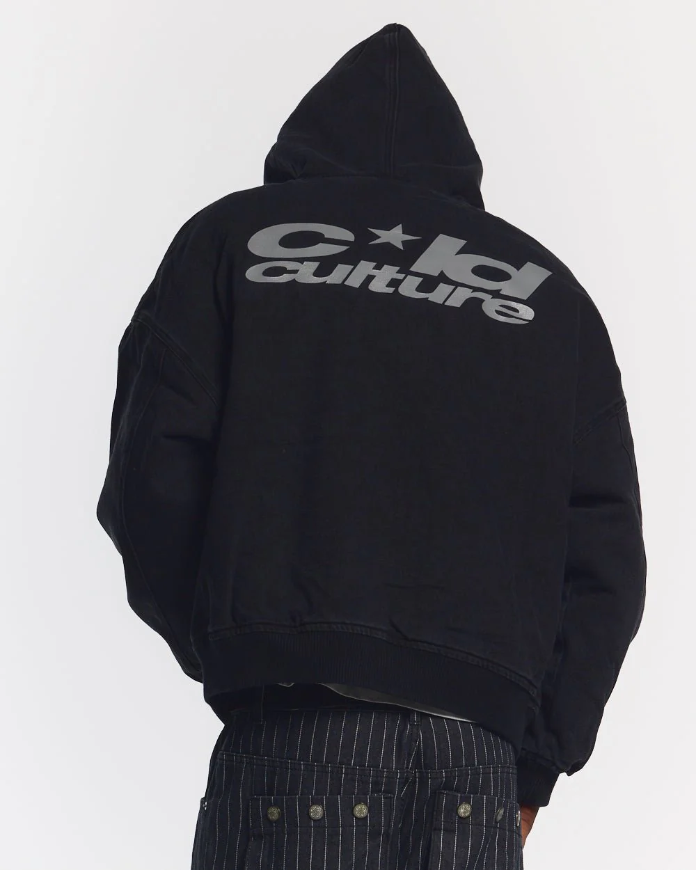 HARPER JACKET FADED BLACK DENIM - Image 3
