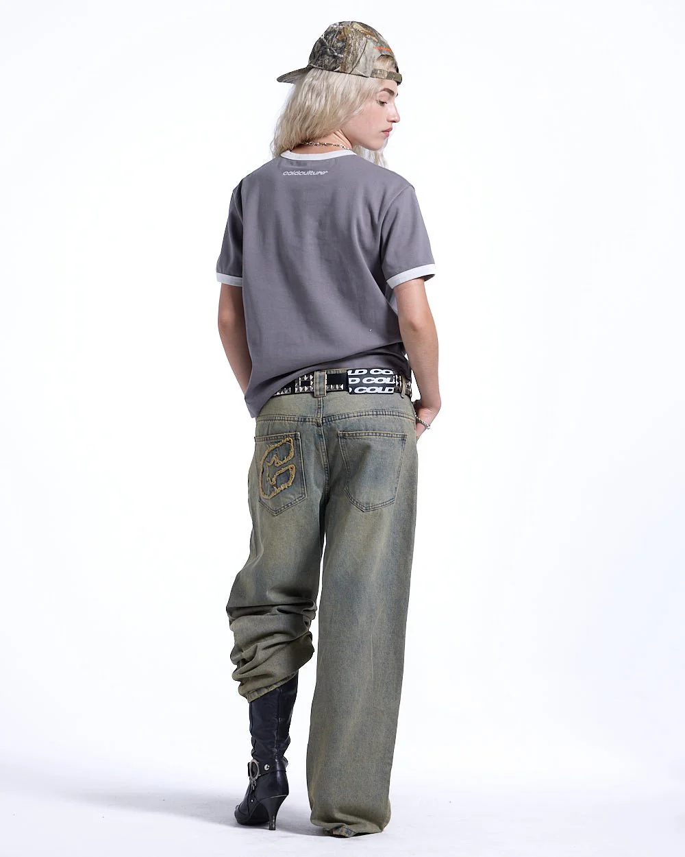 HARPER TEE ASH GREY AND WHITE - Image 6