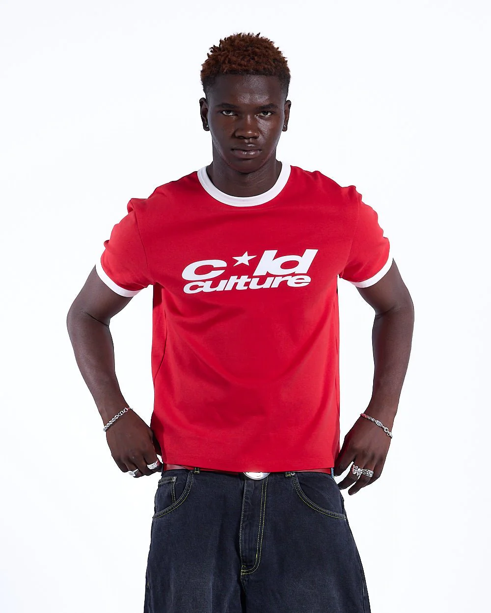 HARPER TEE RED AND WHITE - Image 3