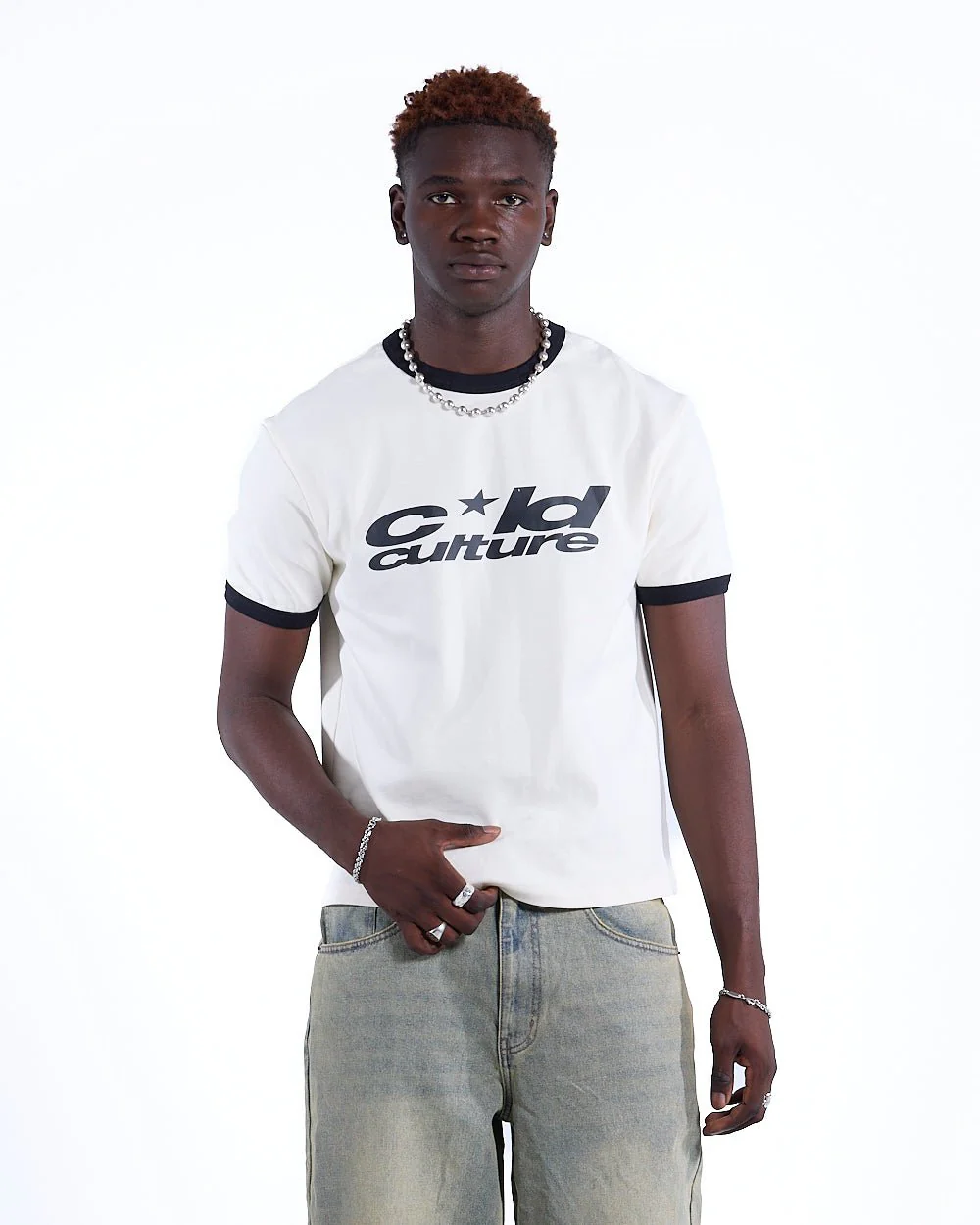 HARPER TEE WHITE AND BLACK - Image 3
