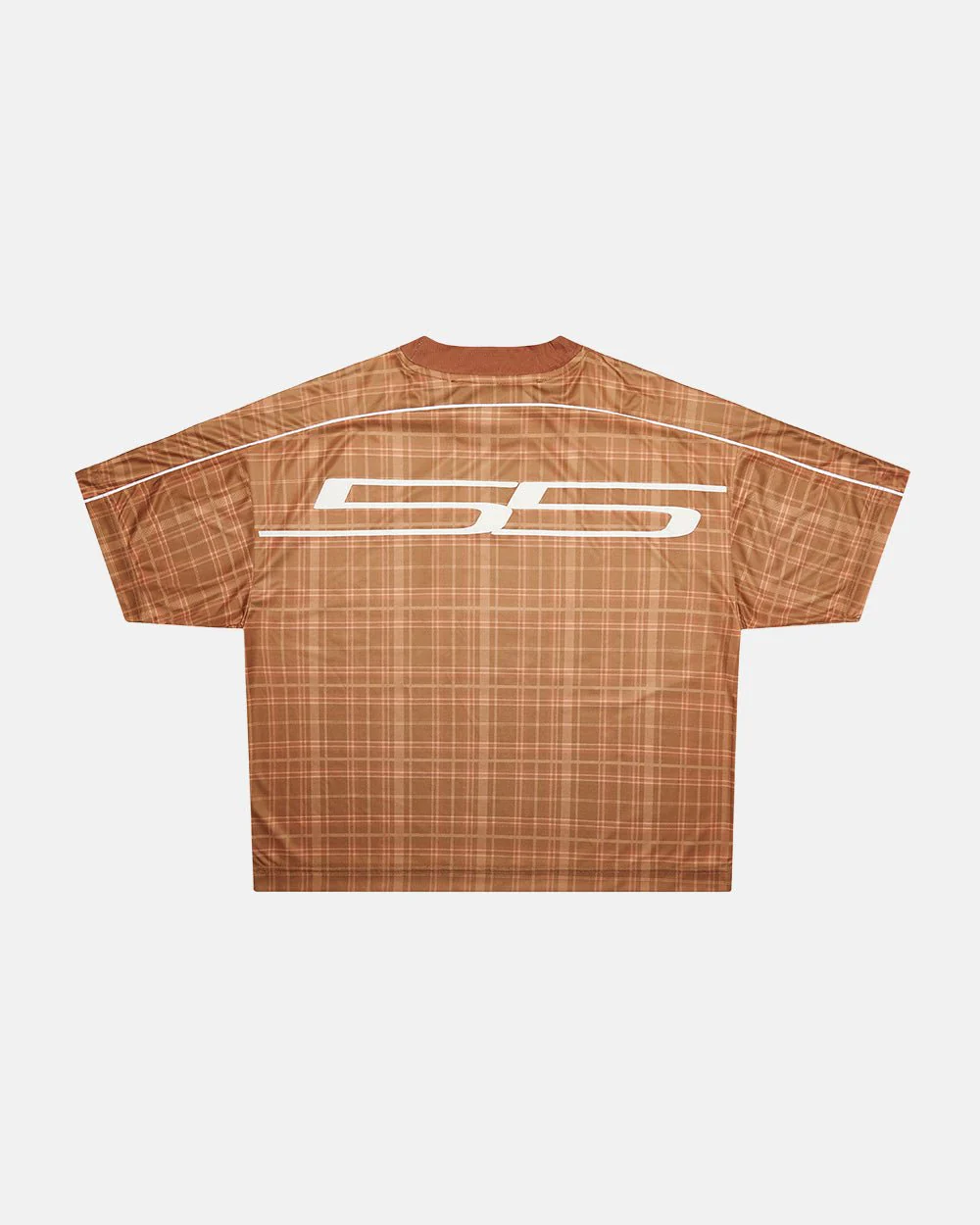 HIGHLANDS PLAID TEE BEIGE - Image 2