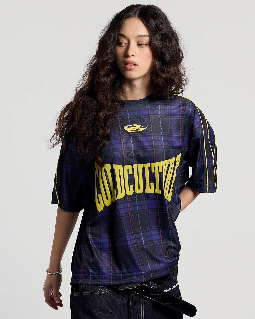 HIGHLANDS PLAID TEE DARK BLUE - Image 5
