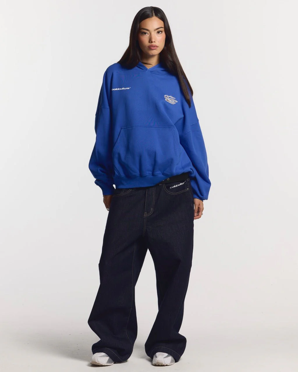 HYPERCHROME HOODIE ELECTRIC BLUE - Image 6