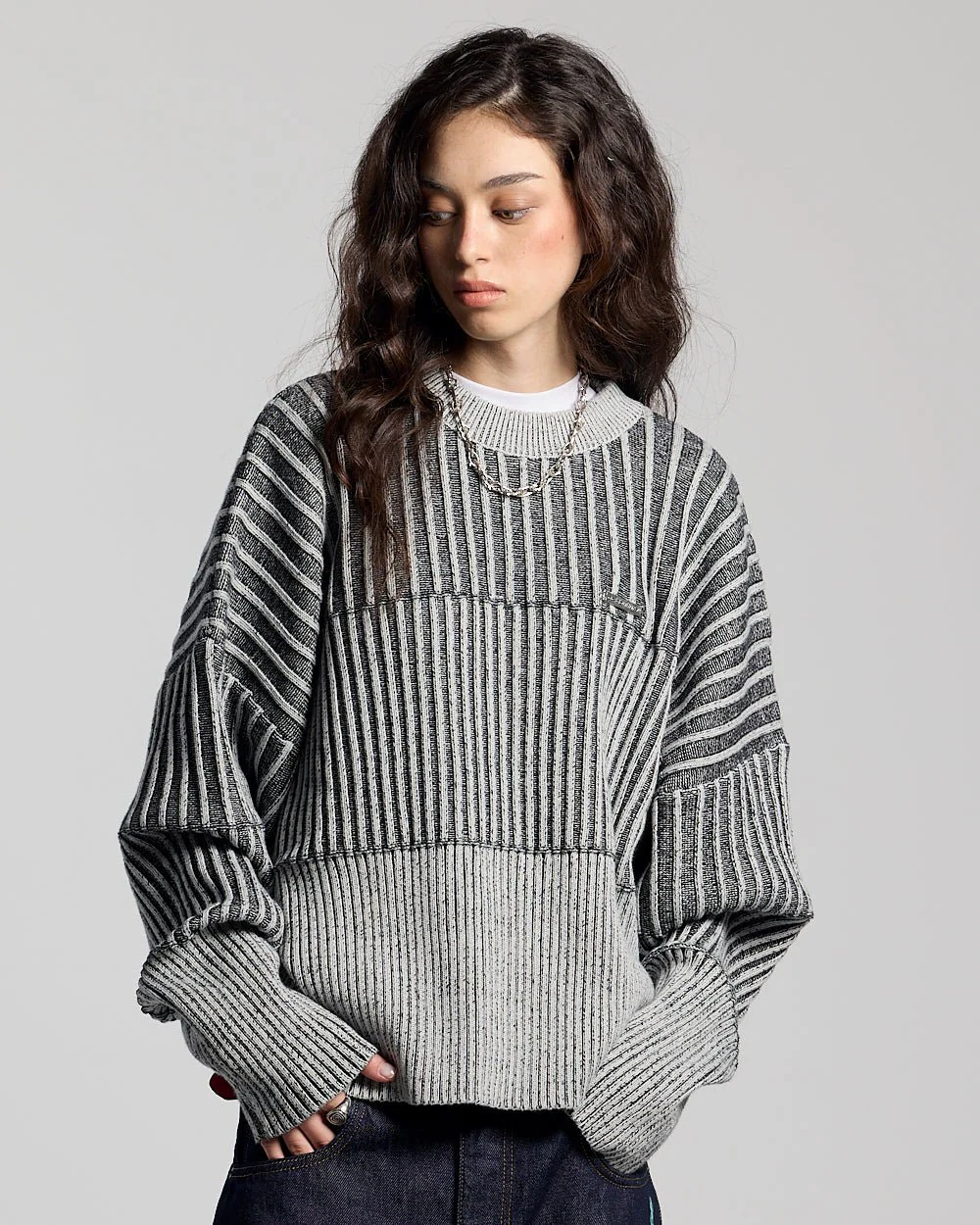 HYPERLINES KNIT BLACK & GREY - Image 5