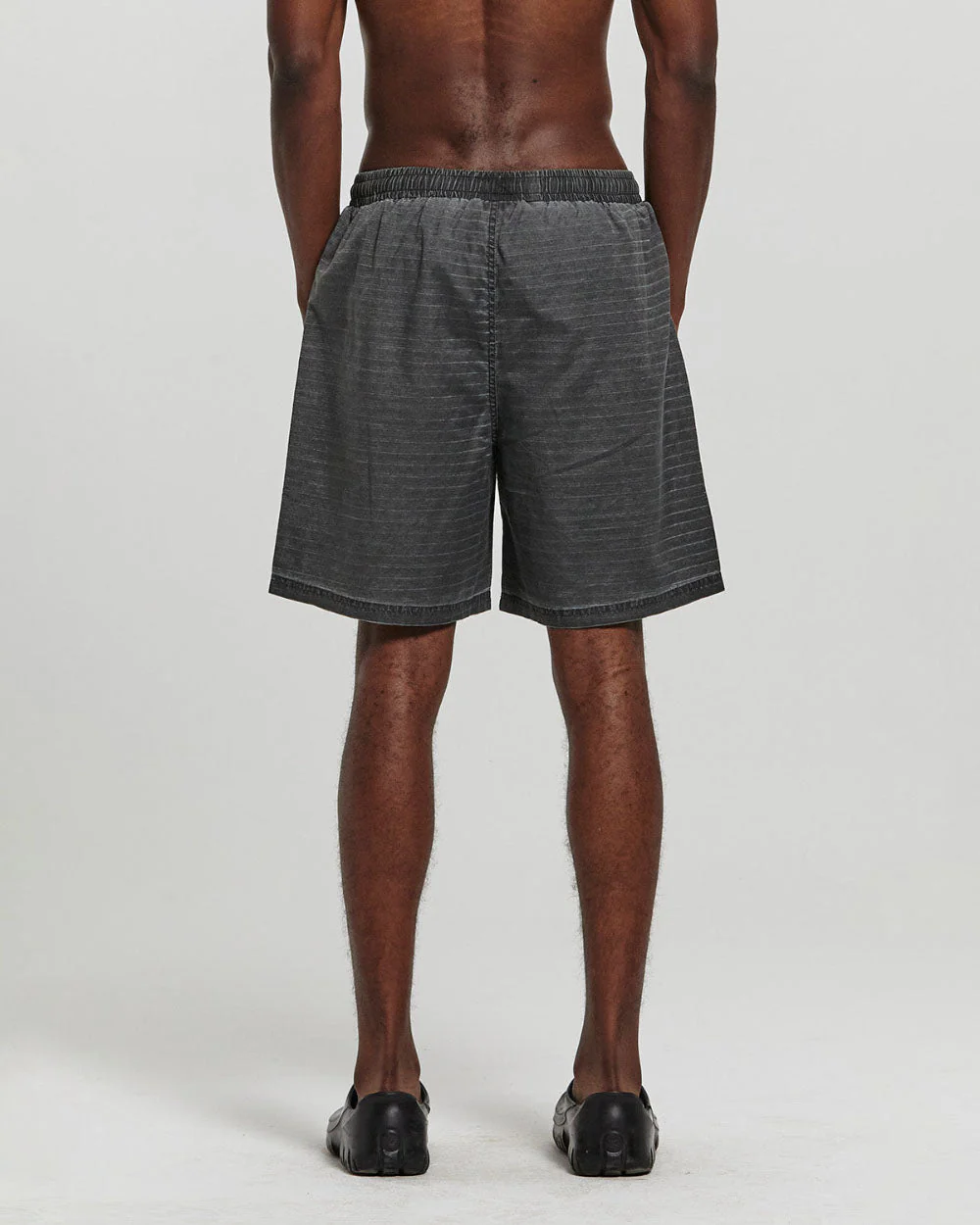 INDUSTRIAL SWIM SHORTS BLACK DYED - Image 4