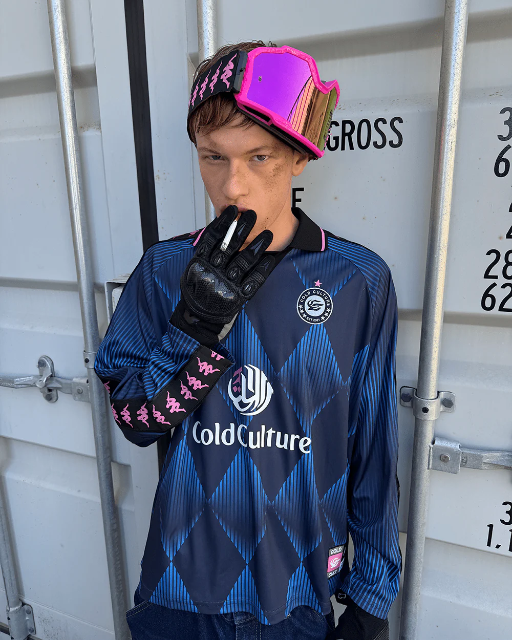 KAPPA X COLD CULTURE LONGSLEEVE BLUE - Image 7
