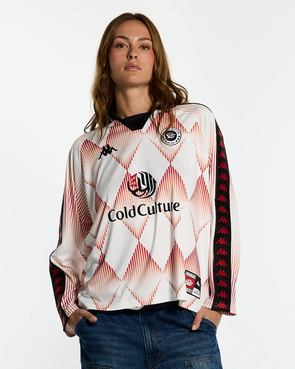 KAPPA X COLD CULTURE LONGSLEEVE RED - Image 5