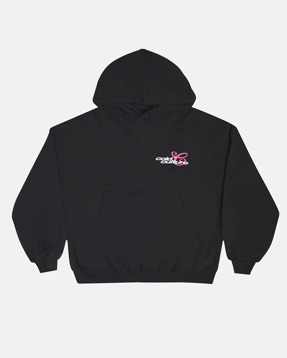 KISS THE BUNNY HOODIE BLACK - Image 3