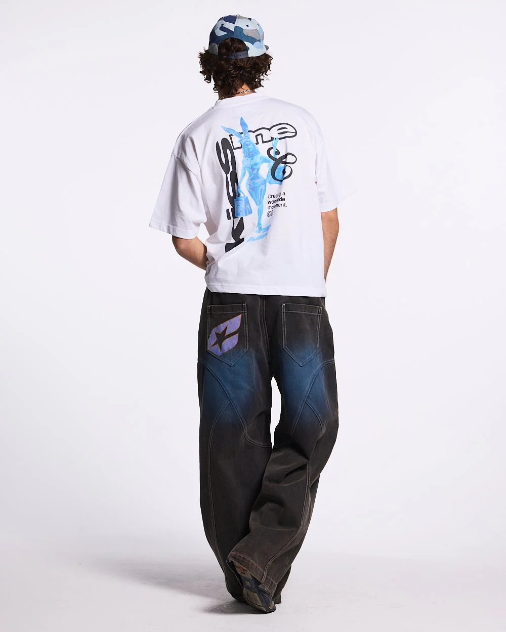 KISS THE BUNNY TEE WHITE - Image 4