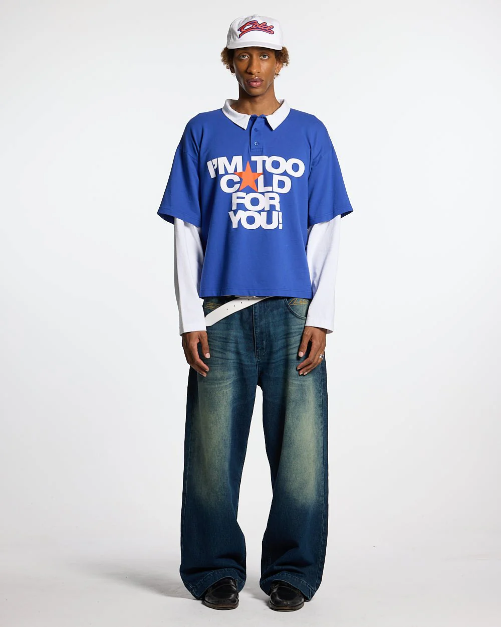LAX LONGSLEEVE POLO INTENSE BLUE - Image 3