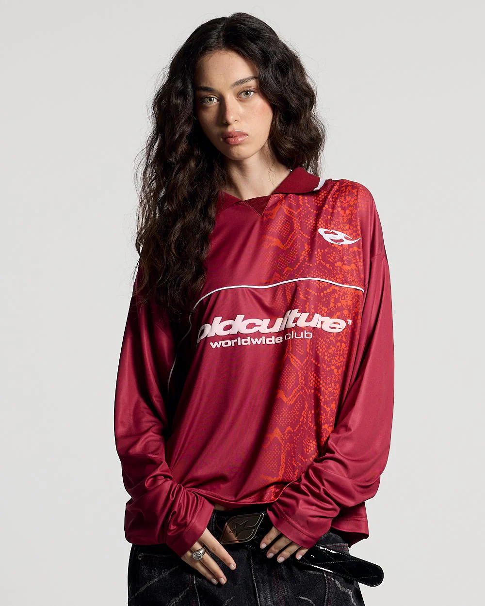 MAMBA SNAKE LONGSLEEVE POLO RED - Image 5