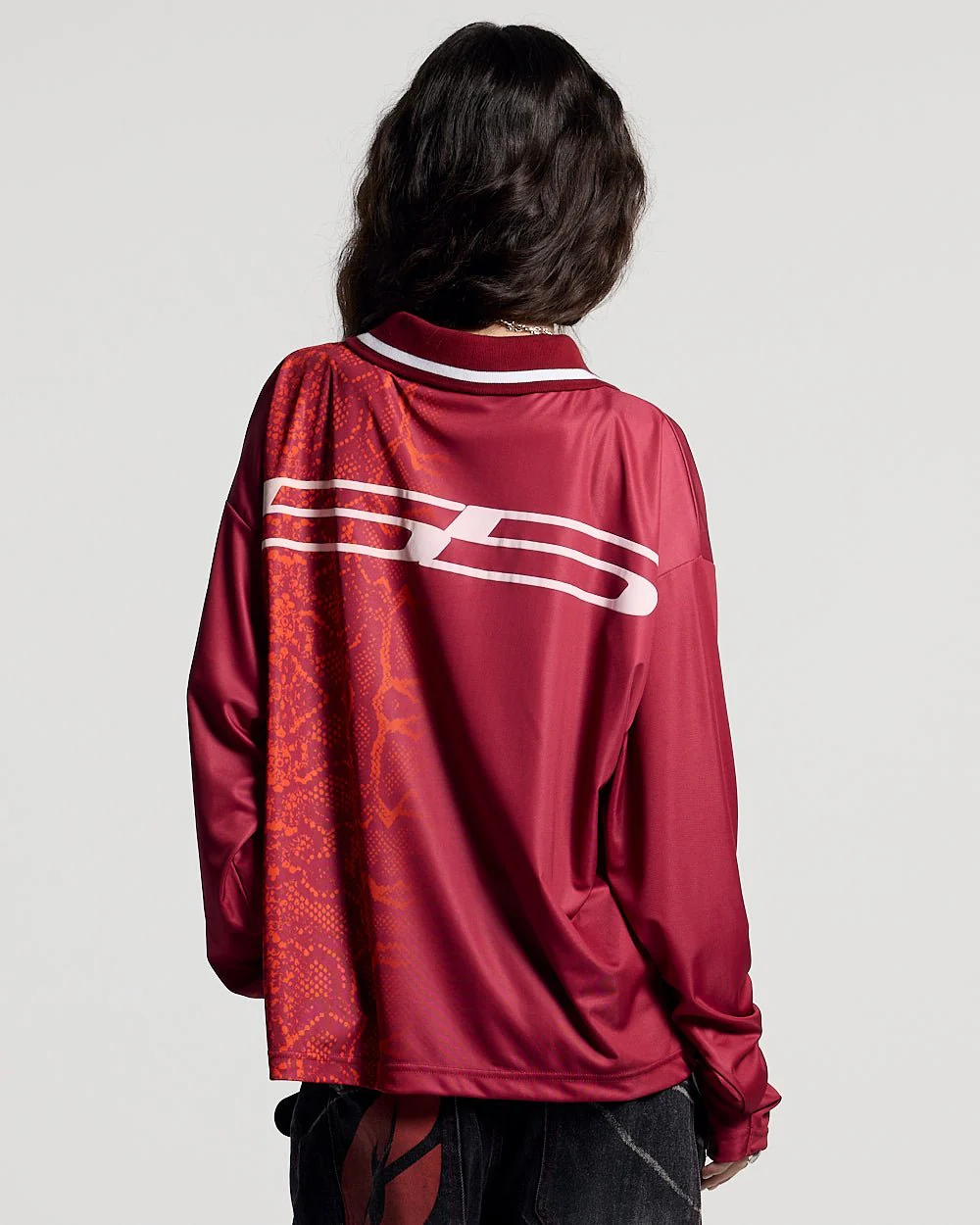 MAMBA SNAKE LONGSLEEVE POLO RED - Image 6