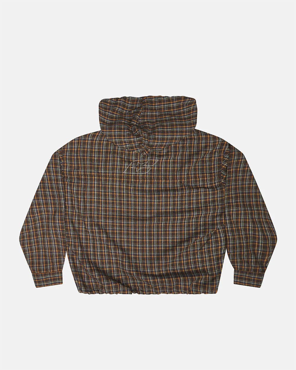 MEMPHIS HOODED SHIRT ORANGE AND BLUE - Image 2