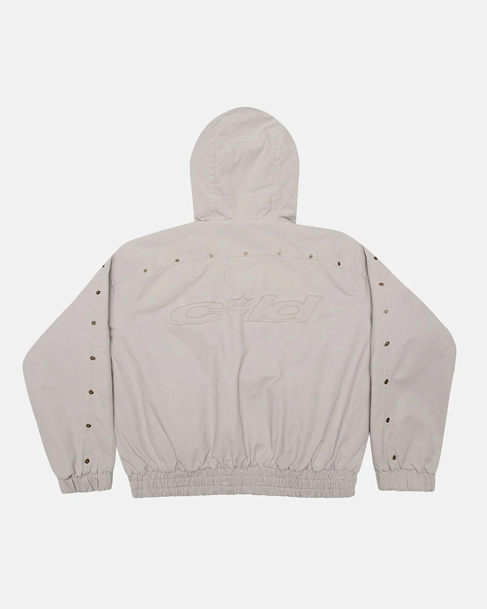 MIKE HOODED JACKET GREY - Image 2