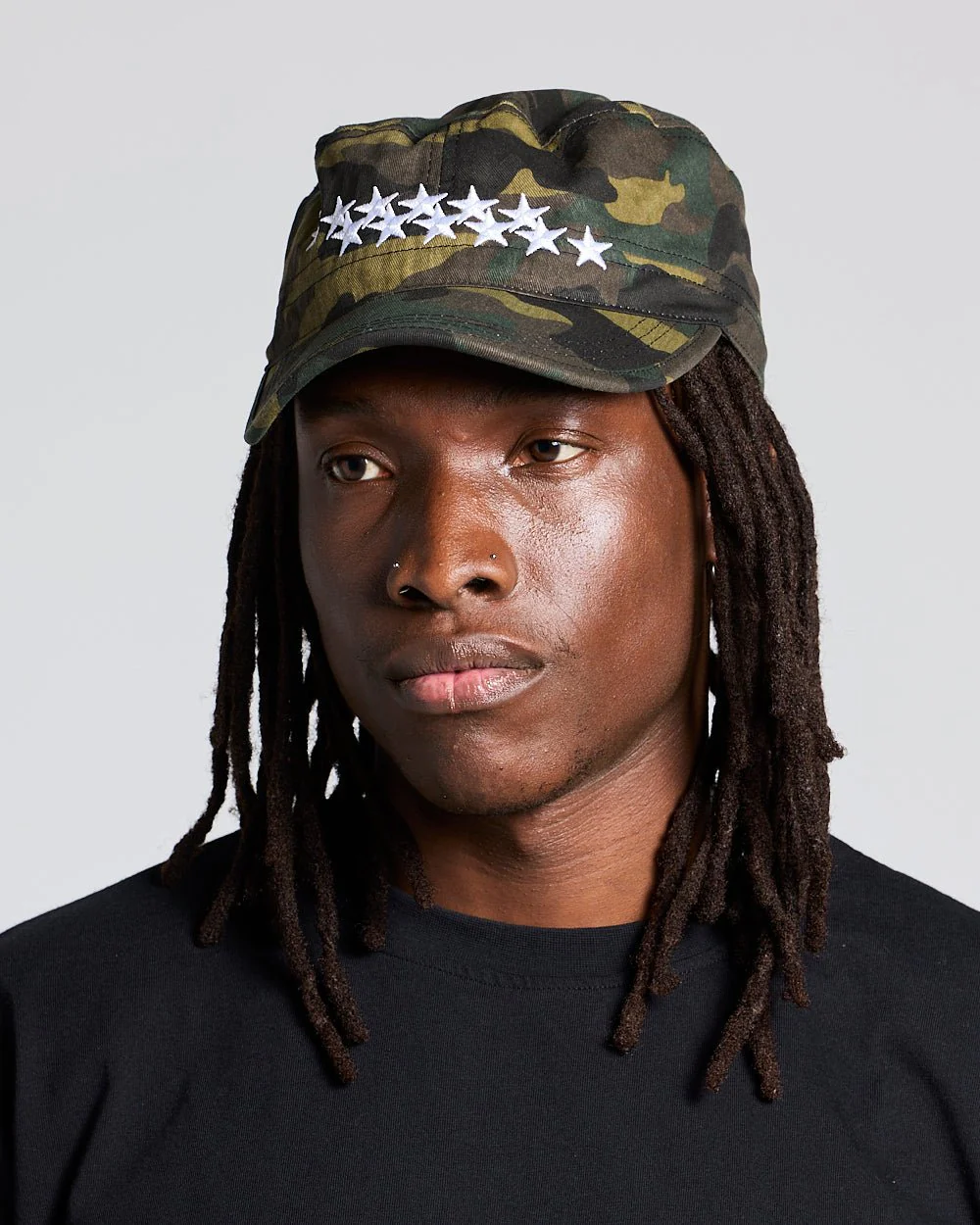 MILITARY CAP  DARK CAMO - Image 4