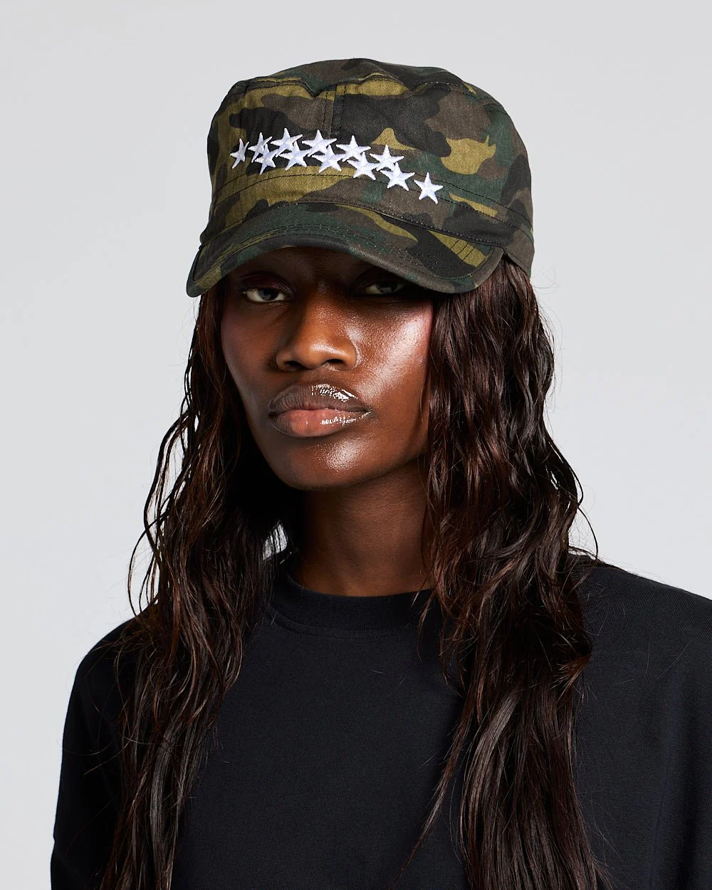 MILITARY CAP  DARK CAMO - Image 5
