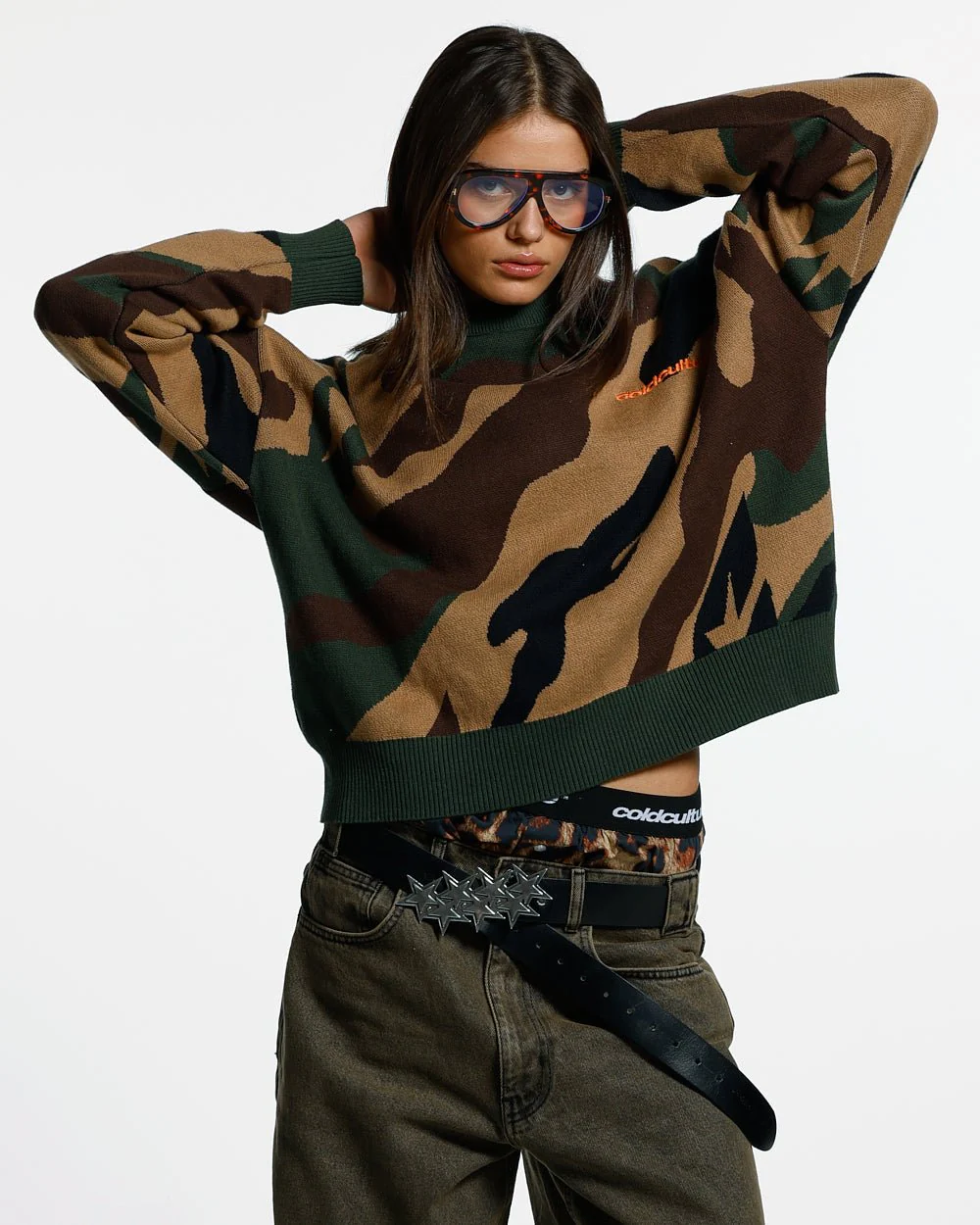 MILITARY KNIT GREEN CAMO - Image 5
