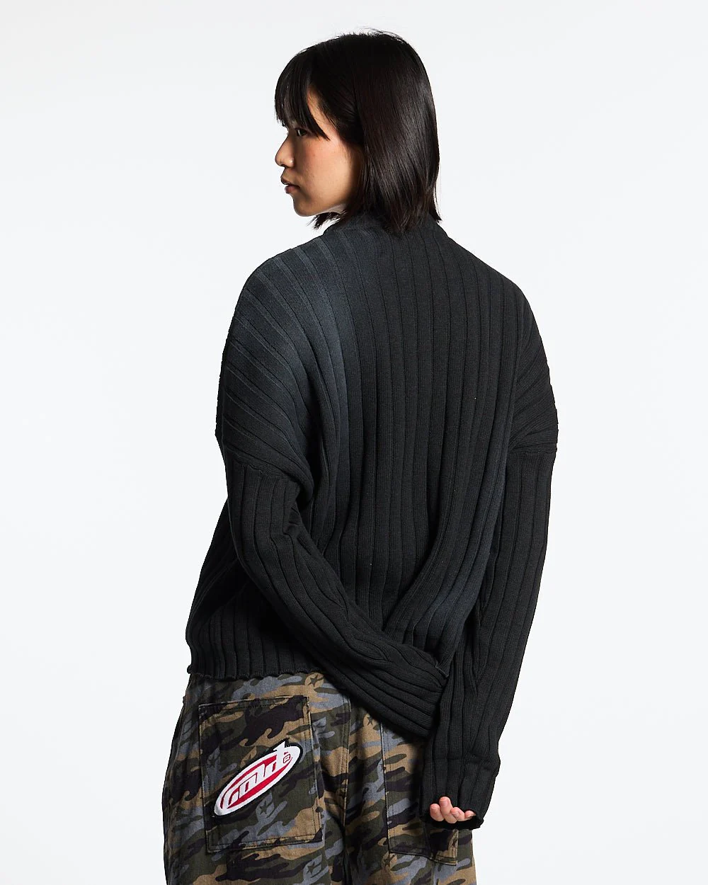 MIST KNIT GRADIENT GREY - Image 5