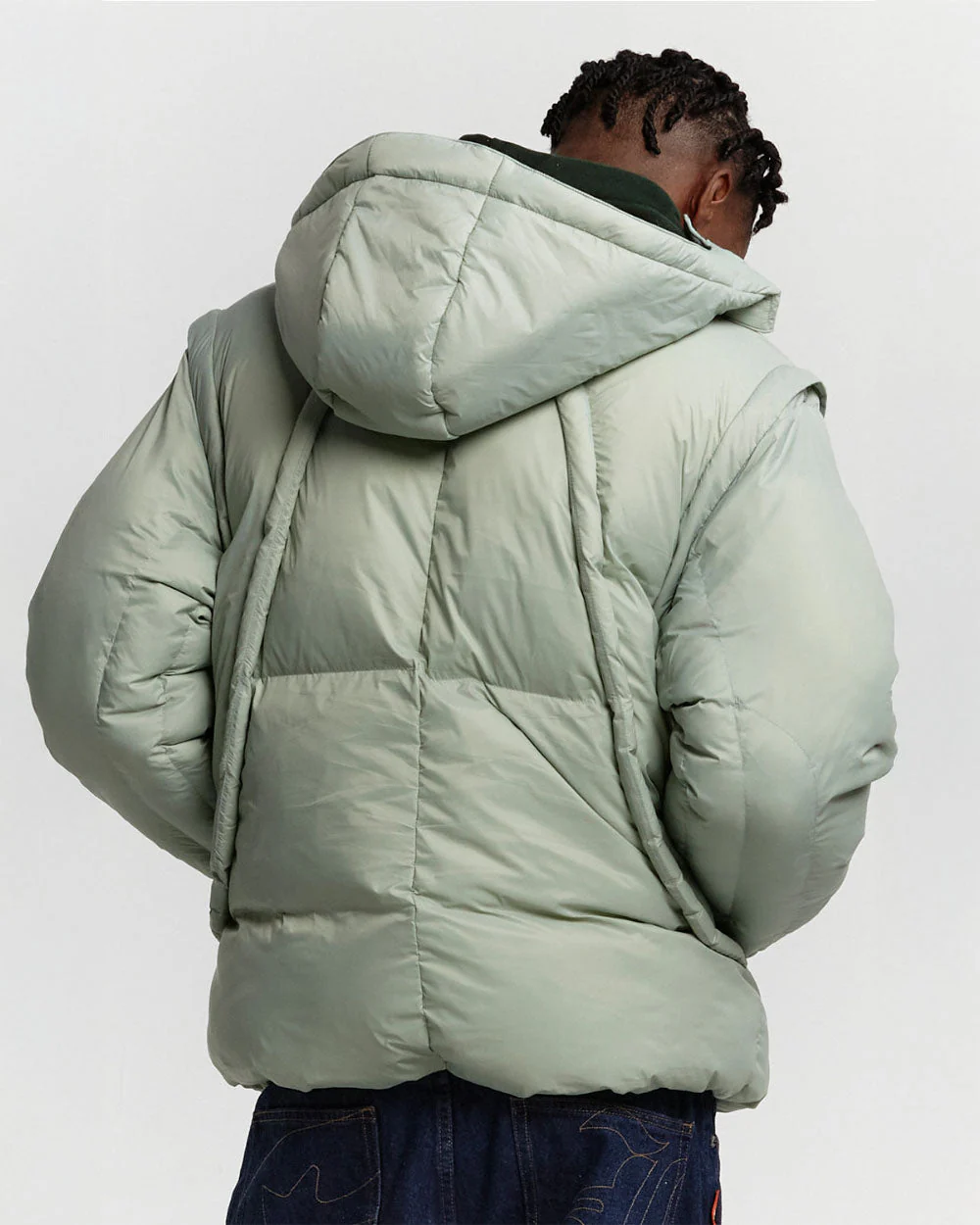 MULTIFUNCTIONAL PUFFER JACKET PISTACHIO GREEN - Image 6