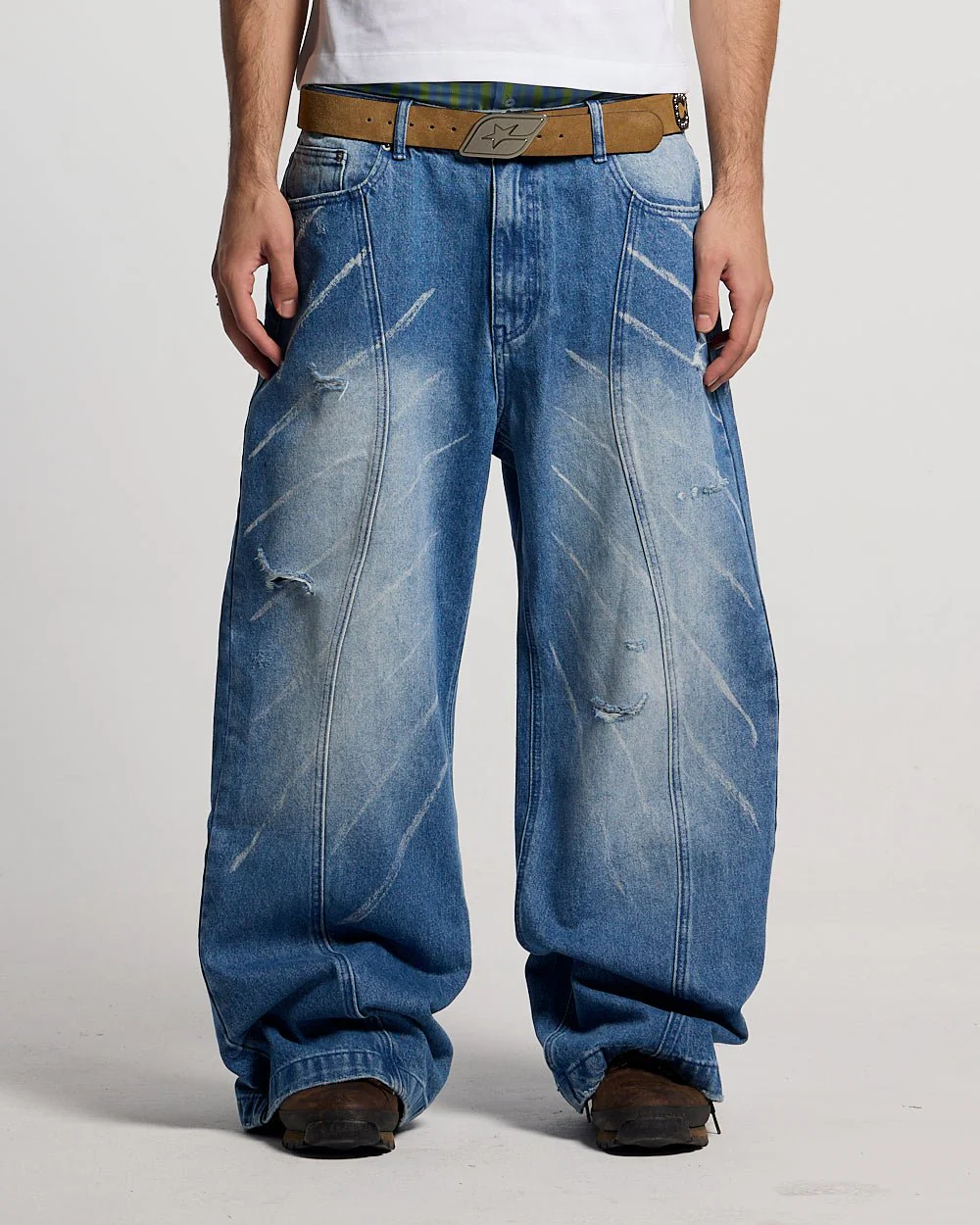 MUSIC RHYTHM V3 PANTS LIGHT BLUE - Image 4