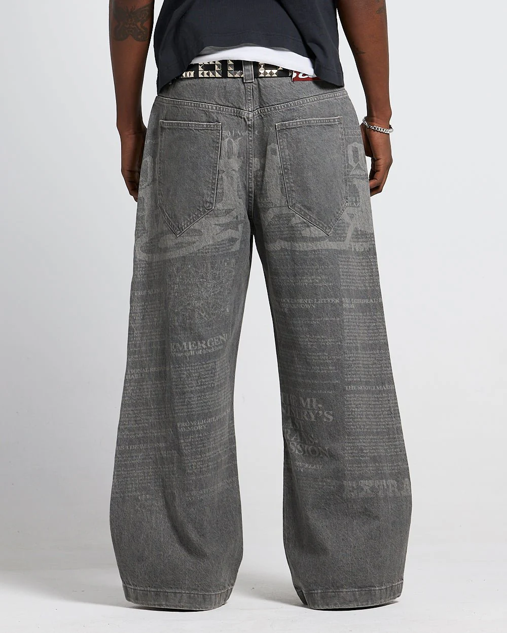 NEWSPAPER V3 PANTS GREY - Image 4
