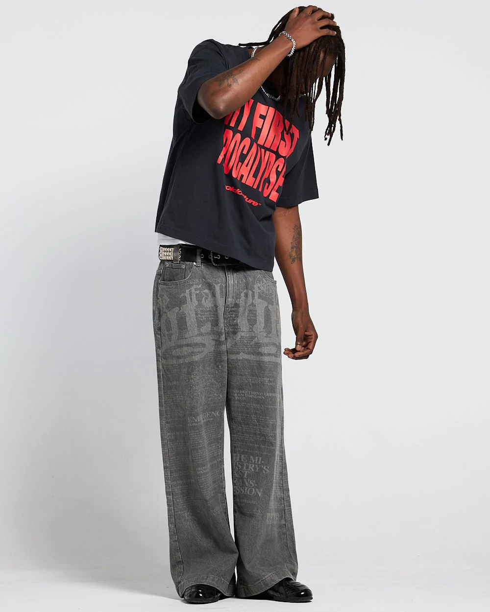 NEWSPAPER V3 PANTS GREY - Image 5