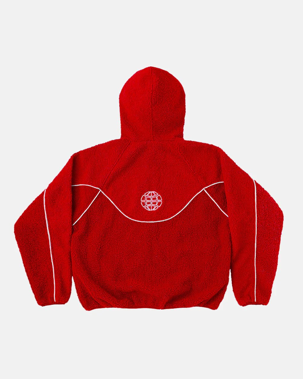 NO RISK FLEECE JACKET VIVID RED - Image 2