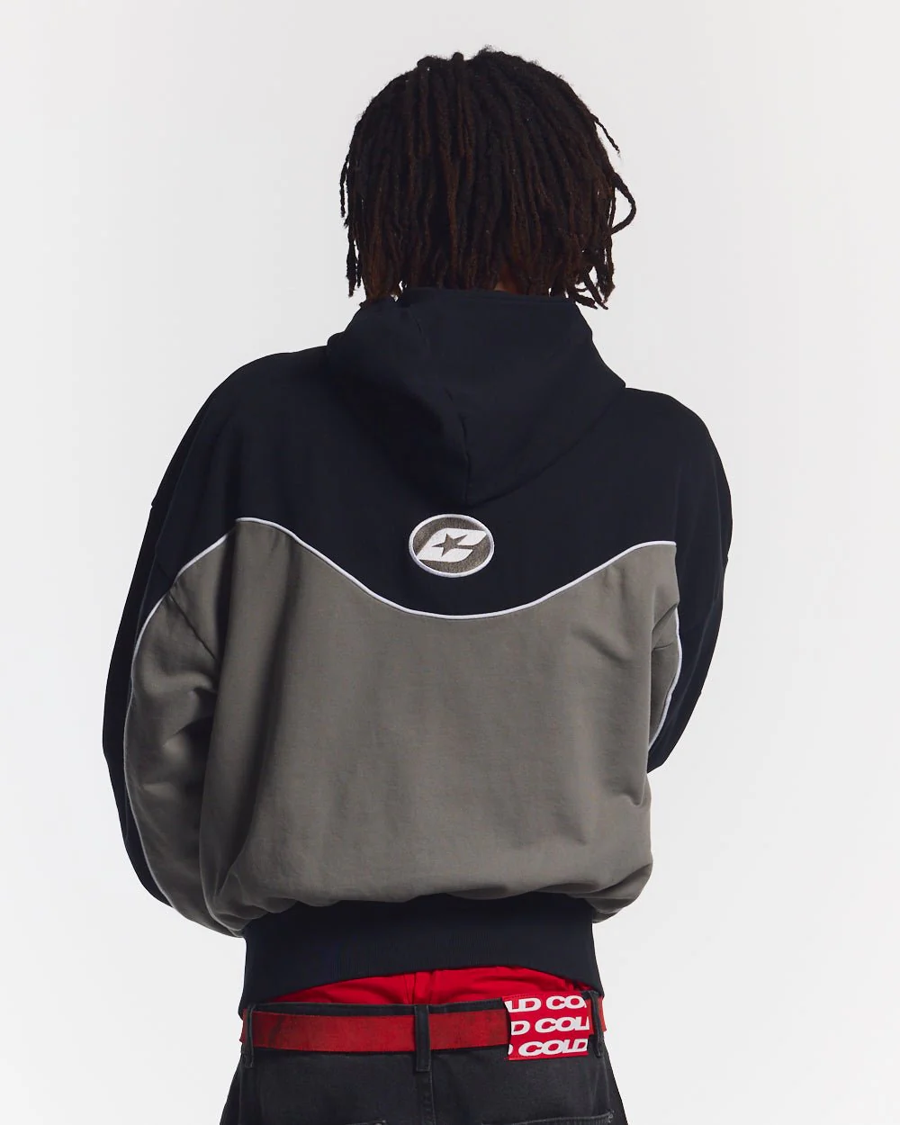 NO RISK ZIP HOODIE BLACK - Image 4