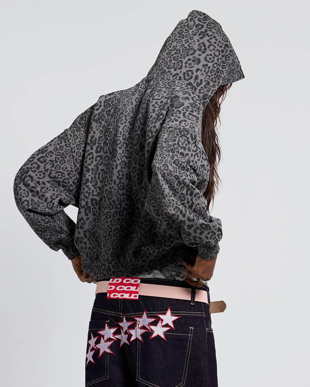NOCTURNE BEAST ZIP HOODIE DARK GREY - Image 6