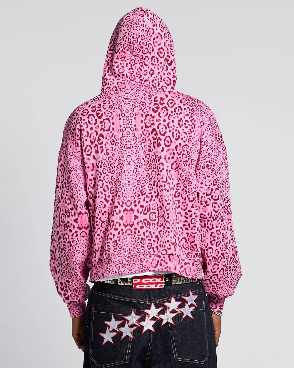 NOCTURNE BEAST ZIP HOODIE PINK - Image 4
