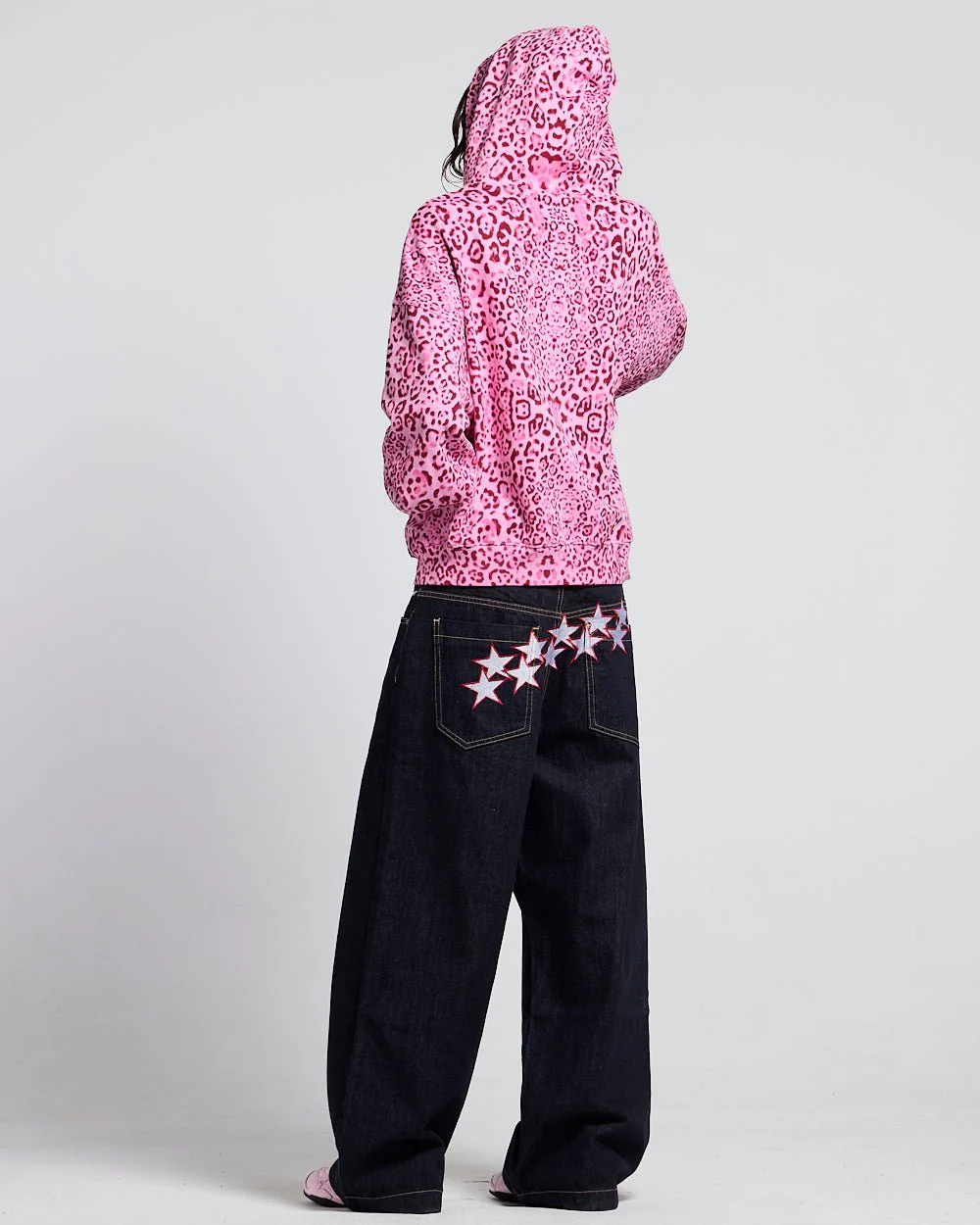 NOCTURNE BEAST ZIP HOODIE PINK - Image 6
