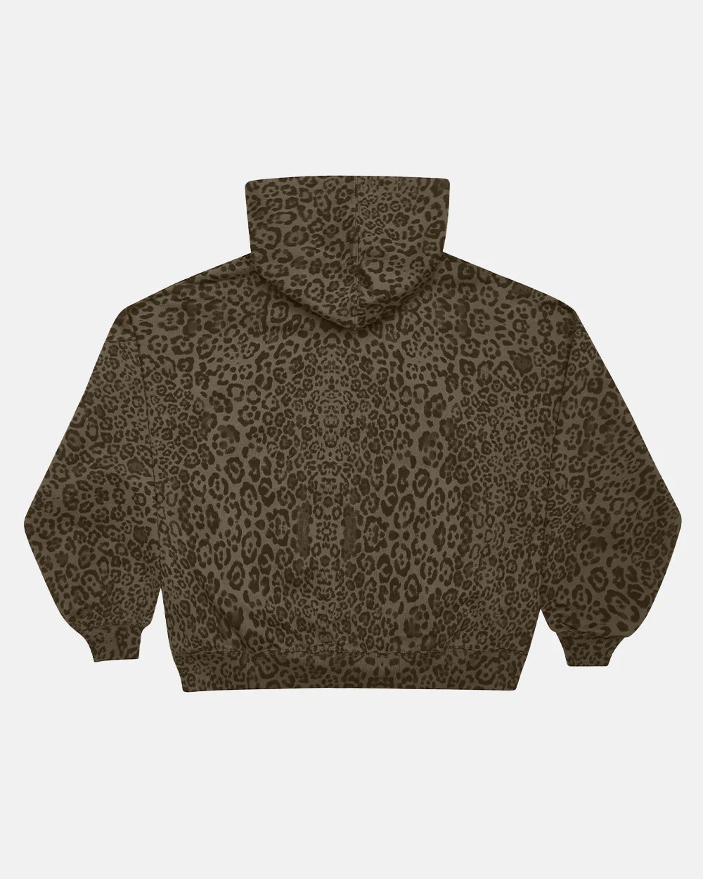 NOCTURNE BEAST ZIP HOODIE BROWN - Image 2
