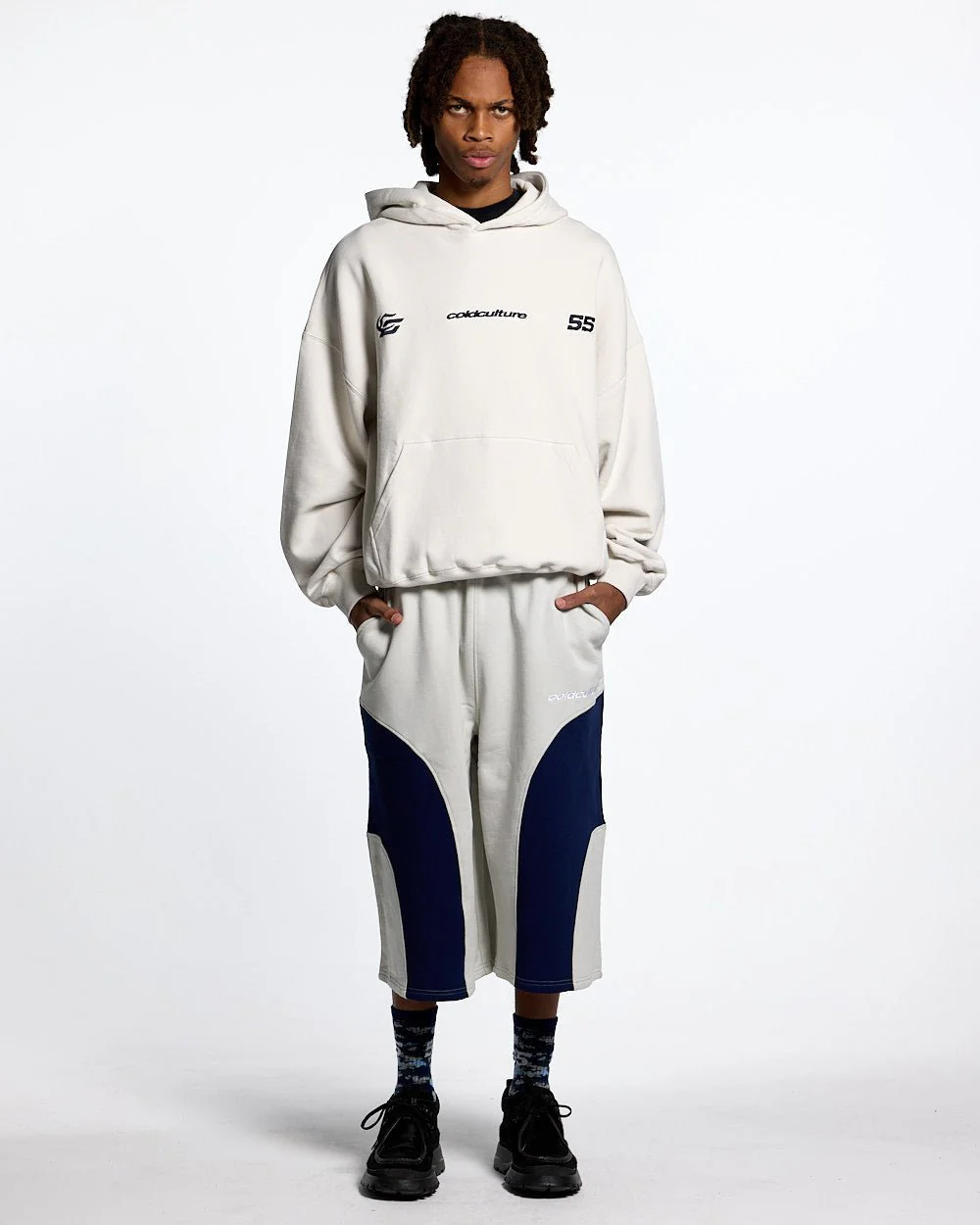 NOVA BEAR HOODIE GREYISH WHITE - Image 5